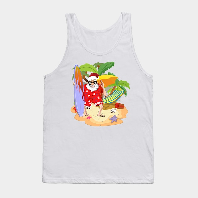 santa claus father christmas Tank Top by rashiddidou